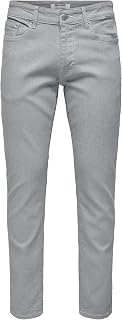 Only & Sons Male Normal Cut Jeans ONSWEFT Medium Waist Normal Cut Jeans