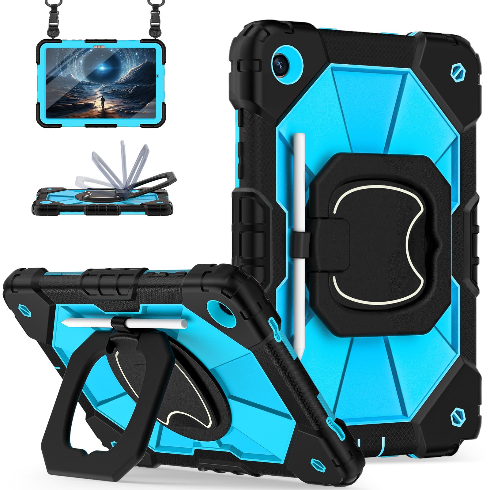 Case for Samsung Galaxy Tab A11+ Plus / A9+ 11 Inch 2025/2023, Blue