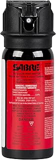 SABRE Dog & Coyote Attack Deterrent - Humane and Effective, Maximum Strength, Size Options Available ,Large Canister Flip Top