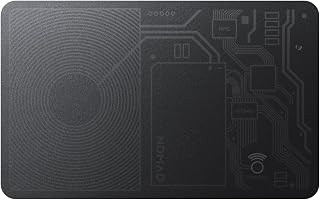 Nomad Tracking Card Carbide, Slim Card Tracker with IPX7 Waterproof and Dust Proof Card Tracker for Wallet & Luggage, 5 Months GPS Tracker Long Battery Life, Rechargeable, Compatible with iOS Only