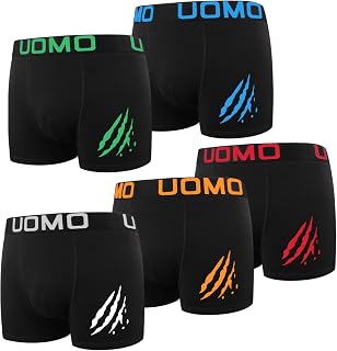 L&K 5/10 Lot Men's Cotton Boxer Shorts - Sizes M to 5XL - Men's Classic Pack Colours with Elastane 1116