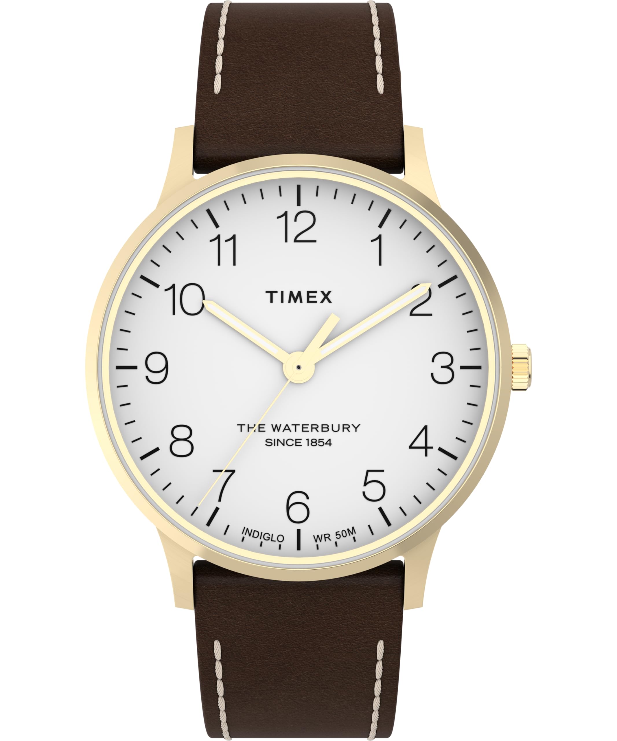 Timex Men's Waterbury Classic 40mm Leather Strap Watch