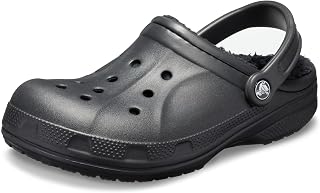 Crocs Ralen Lined Clog, Unisex Adult Obstruction, Black/White, 46/47 EU