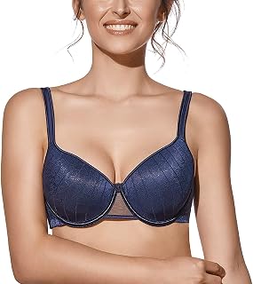 Selene, Vanessa Collection Women's Soft Fabric Underwired Bra with Padded Cups