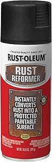 Rust-Oleum Stops Rust Reformer Black Spray Paint for Painted and Bare Metal | Converts Rust Into a Paintable Surface, Prevents Future Corrosion, Fast Drying, Comfort Tip Sprays from Any Angle
