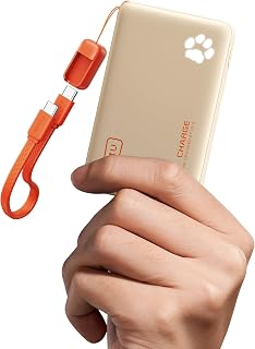 INIU 45W Ultra-Lightweight Compact Mobile Battery Fast Charging USB-C USB-A 10,000 mAh Charges 3 Devices Simultaneously PSE Technology Standards Large Capacity Safe Design & Multiple Protections