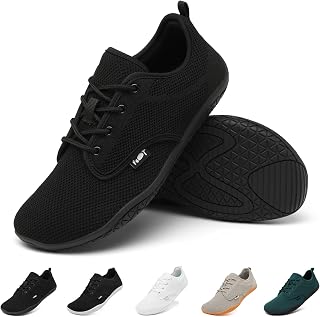 Geweo Unisex Barefoot Shoes Wide Toe Box Zero Drop Lightweight Barefoot Trainers