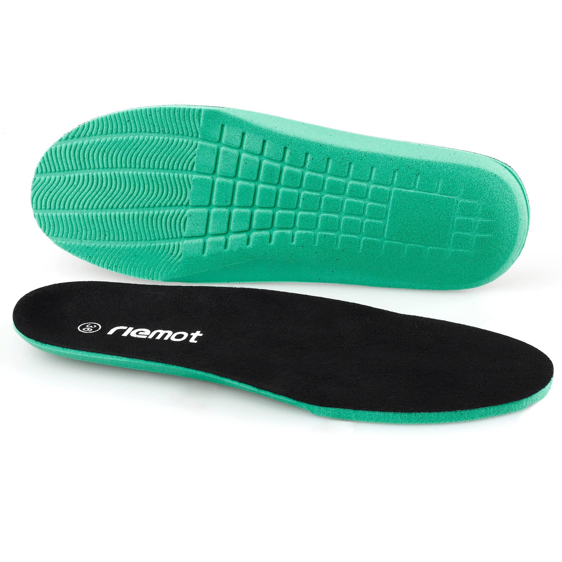 Riemot Comfort Insoles Replacement Shoe Insoles Men Women for Work Boots Running