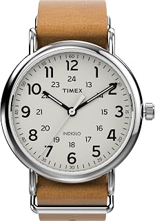 Timex TWH6Z80109J - Orologio analogico al quarzo, unisex, con cinturino in pelle