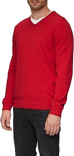 s.Oliver 2143174 Men's V-Neck Sweater (Pack of 1)