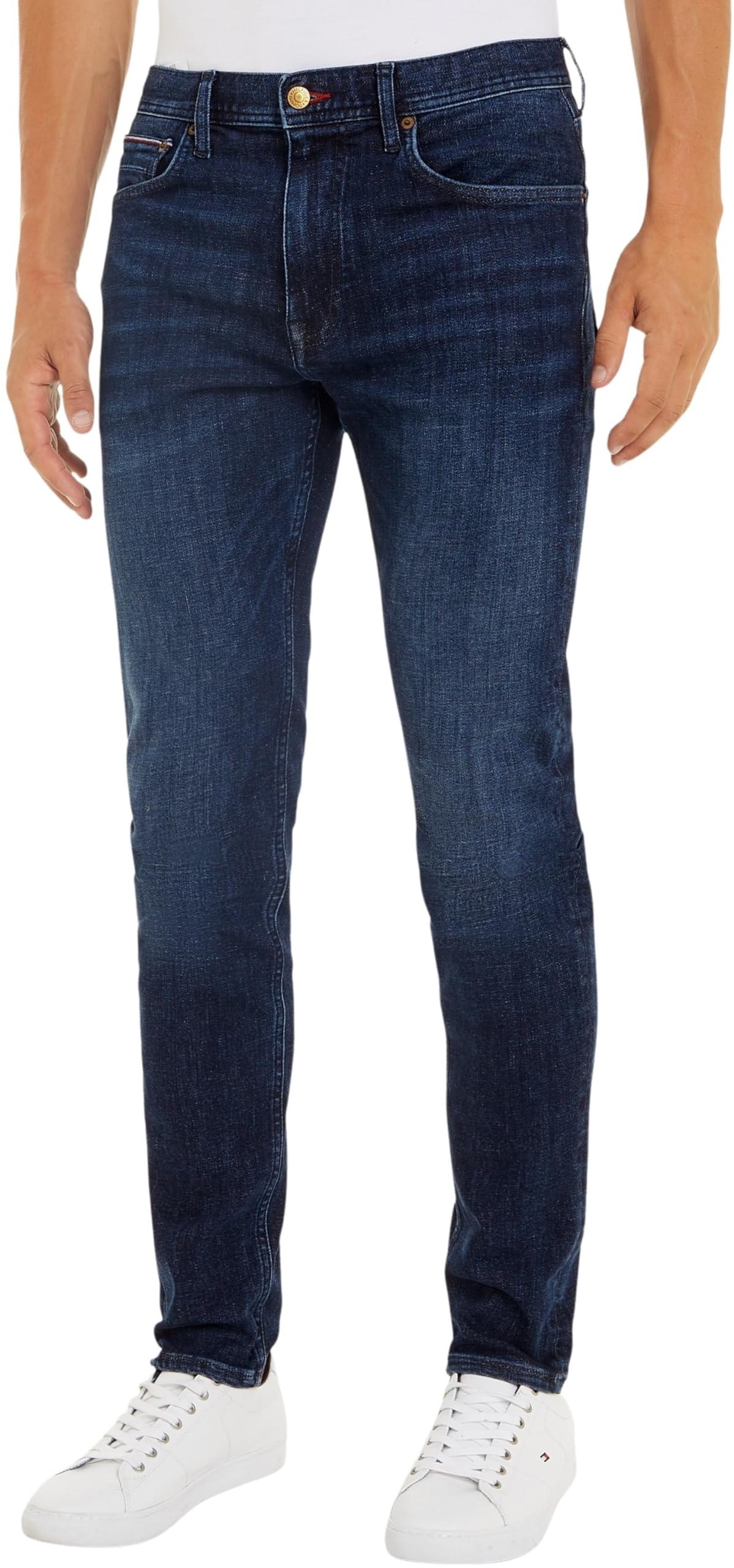 Tommy Hilfiger Men's Tapered Slim Fit Jeans