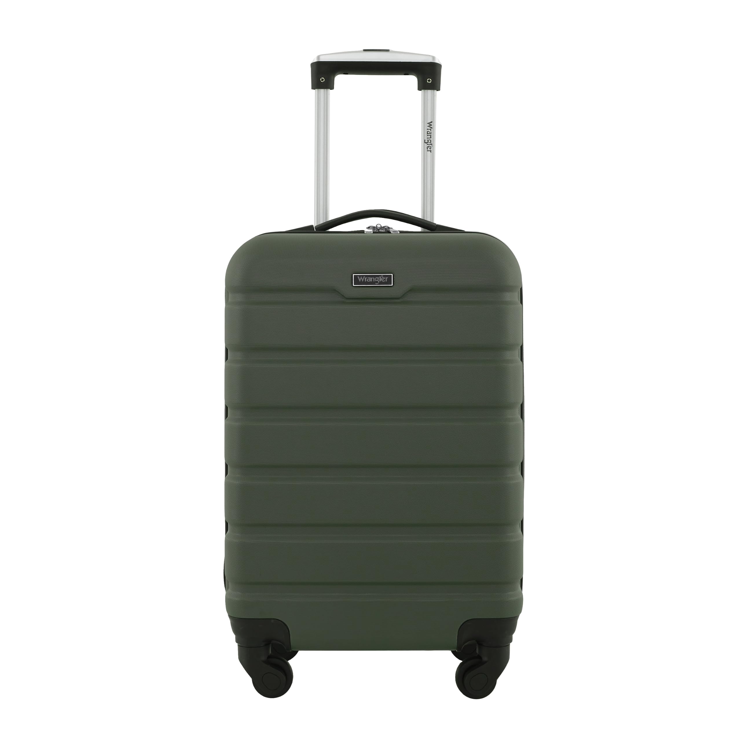 Wrangler 21.5" Spinner Carry-On Luggage, Navy Blue
