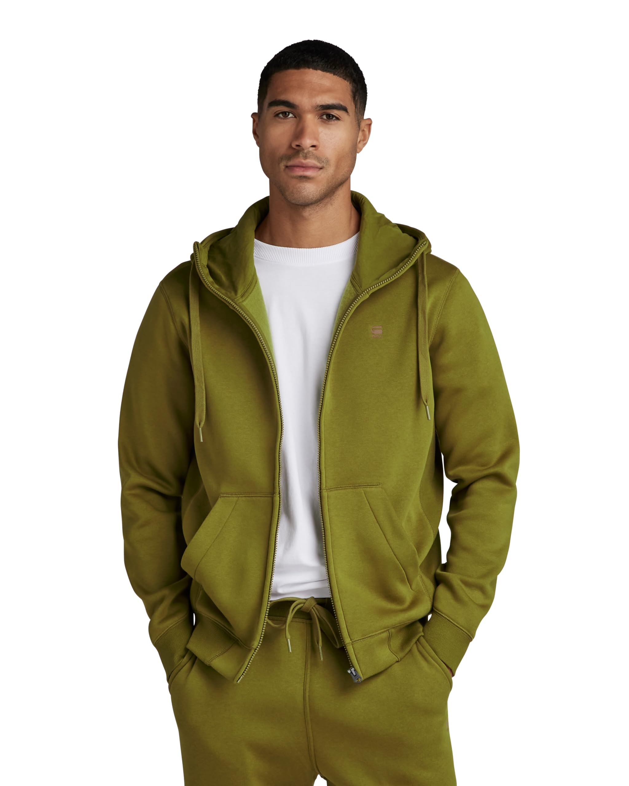 G-STAR Men's Premium Core Hooded Zip Sweater