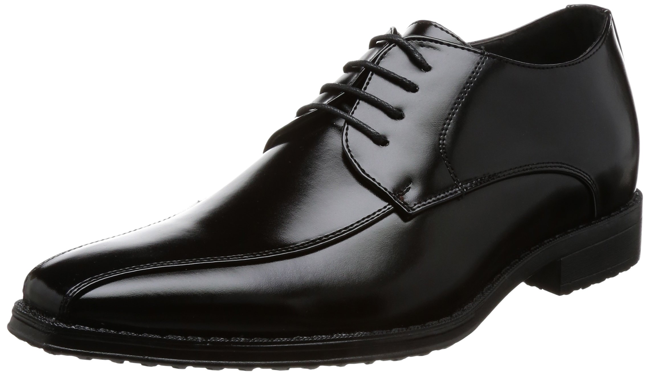 San-A-Plus 2682 Men's Secret Business Shoes, Outer Feather Swirl Mocha
