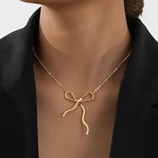 Western Jewelry Navajo Pearl Bow Necklace for Women Handmade Layered Boho Pearl Necklace, M, Brass, No Gemstone