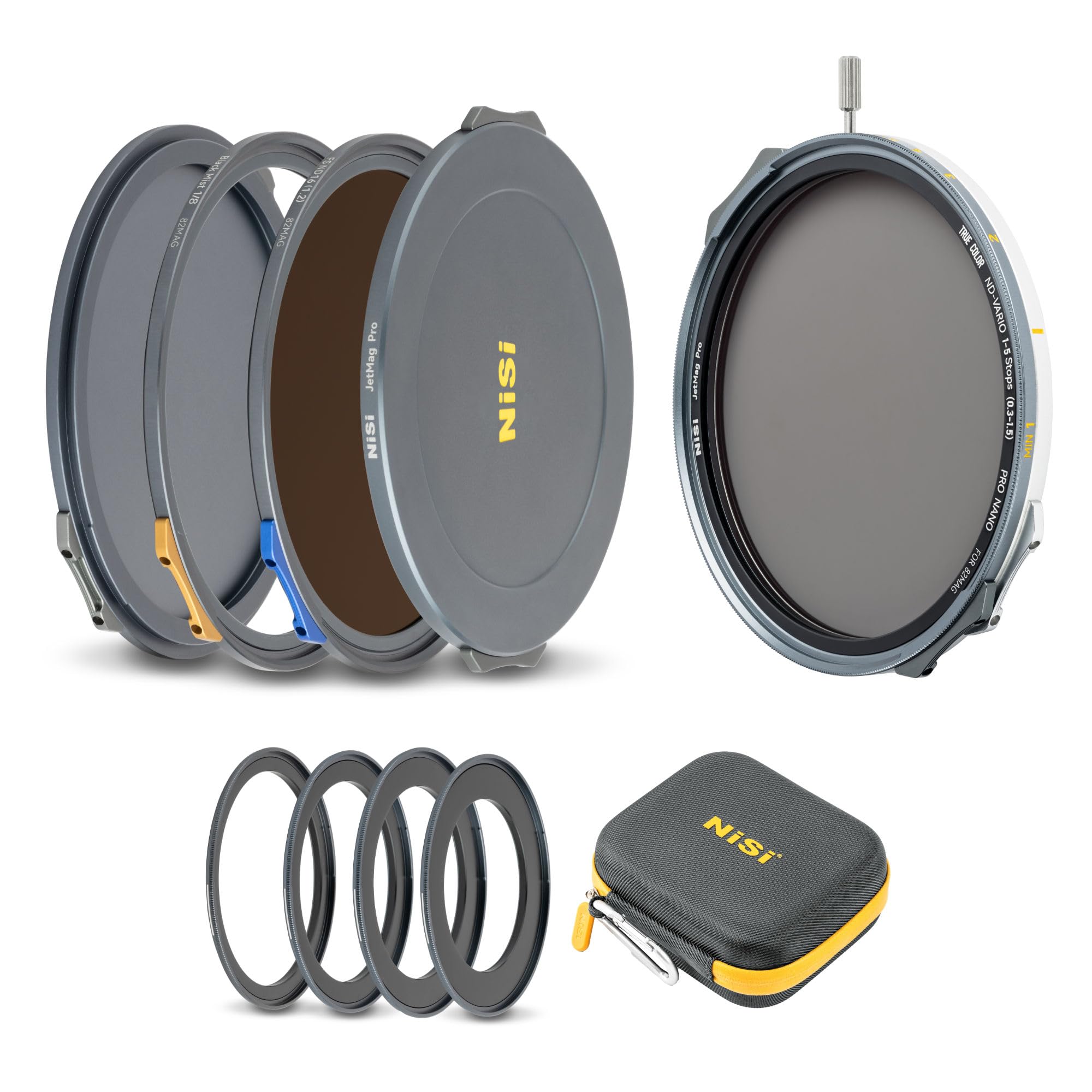 NiSi JetMag Pro 82MAG True Color 1–9 Stops VND Magnetfilter Kit
