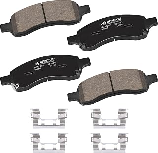 Ceramic Front Brake Pads for Chevrolet Traverse,Trailblazer,Colorado | for GMC Acadia,Canyon,Envoy; for Buick Enclave,Rainier; for Saturn Outlook