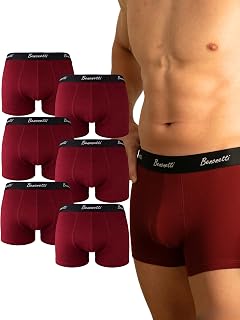Men's Boxer Shorts (Pack of 6) Premium Cotton - Sporty, Breathable Men's Underwear with Elastic Waistband