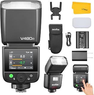 Godox V480F Flash TTL Speedlite Speedlight Wireless 2.4G with HSS 1/8000s