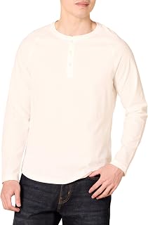 Amazon Essentials Men's Long-Sleeve 100% Cotton Henley Shirt