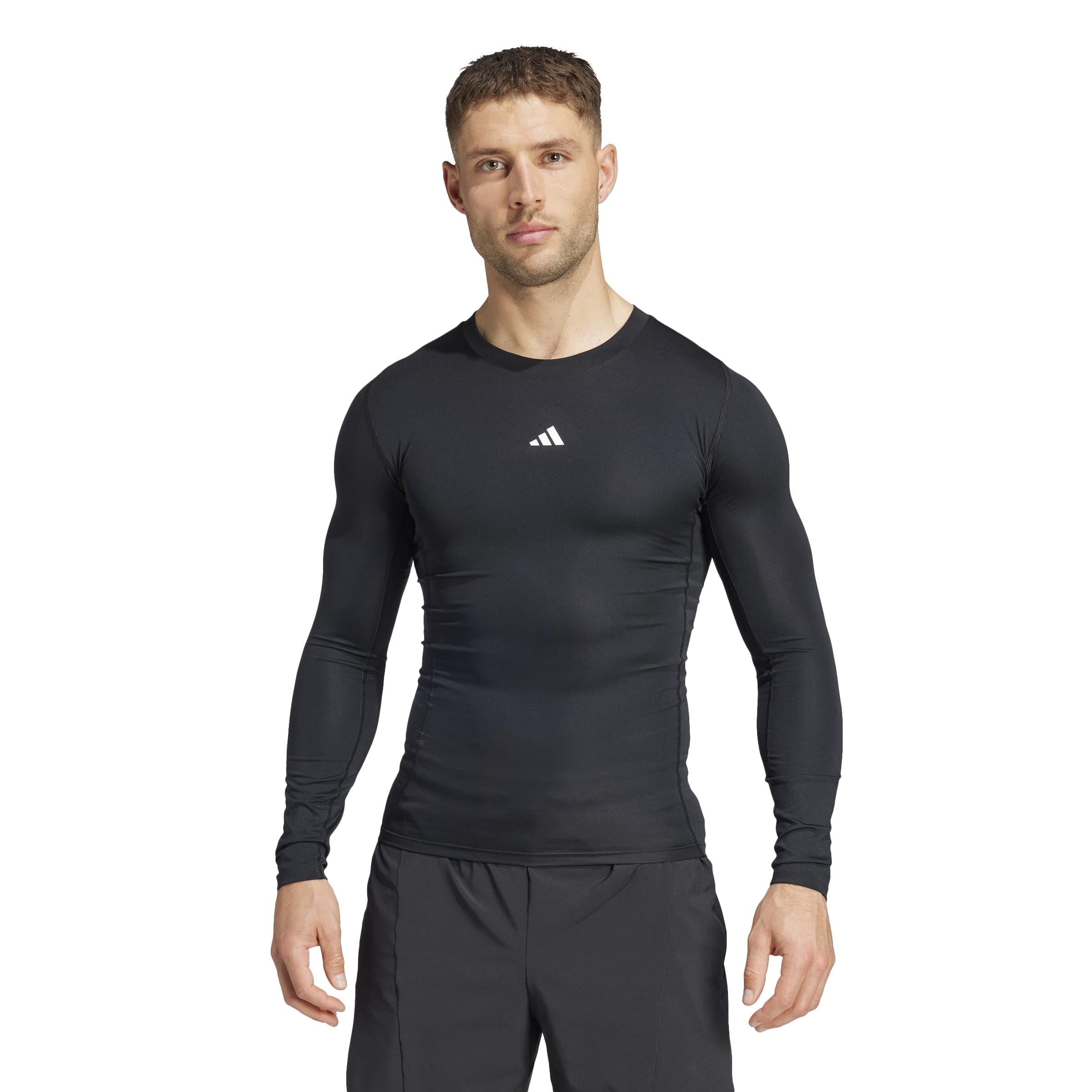 adidas Men's Techfit Compression Long Sleeve Training T-Shirt
