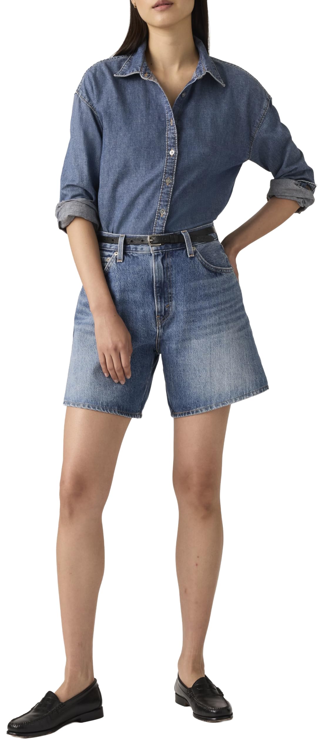 Levi's Women's High Rise Baggy Shorts