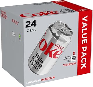 Diet Coke Soft Drink Cans, 24 x 330 mL | Stock for busy hospitality venues, catering events, or staff canteens, offering a refreshing sugar-free beverage choice.