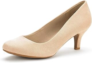 DREAM PAIRS Women's Comfortable Kitten Heels Pumps