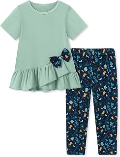 Toddler Girl Clothes 2-8Years Girls Spring Summer Outfit 2Pcs Set