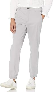 Amazon Essentials Hombre Pantalones Chinos Estilo chándal de Corte Ajustado