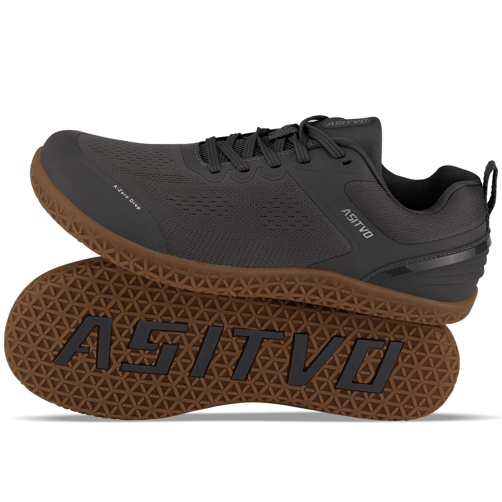 ASITVO Wide Barefoot Shoes Men Gym Zero Drop Sole Minimalist Cross Trainer Width