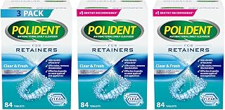 Polident Retainer Cleanser, 3-pack x 84 tabs (252 tabs)