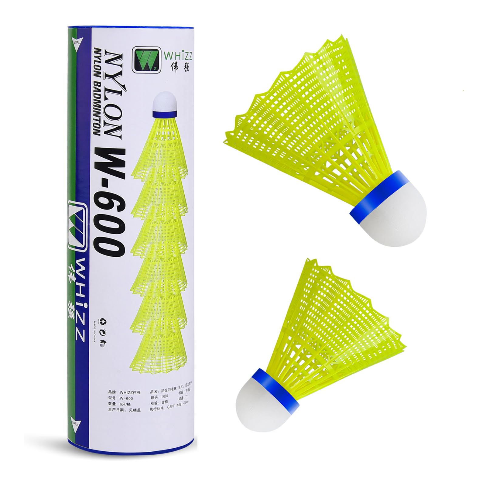 BAIHUALIN WHiZZ Badminton Shuttlecocks Durable Balls for Recreation Games | Grea