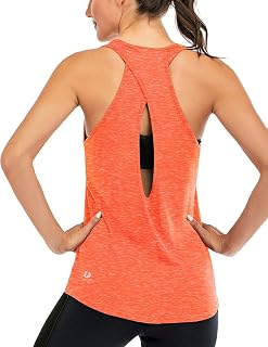 Camiseta de entrenamiento para mujer, espalda cruzada, espalda abierta, para correr, yoga