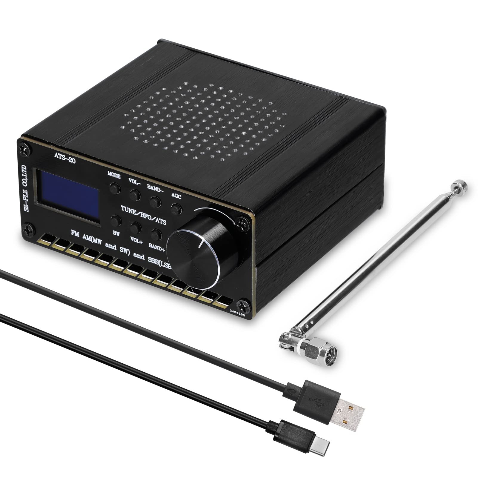 ATS-20 SI4735 Full Band Radio FM AM (MW & SW) SSB (LSB & USB) Covering Commercia