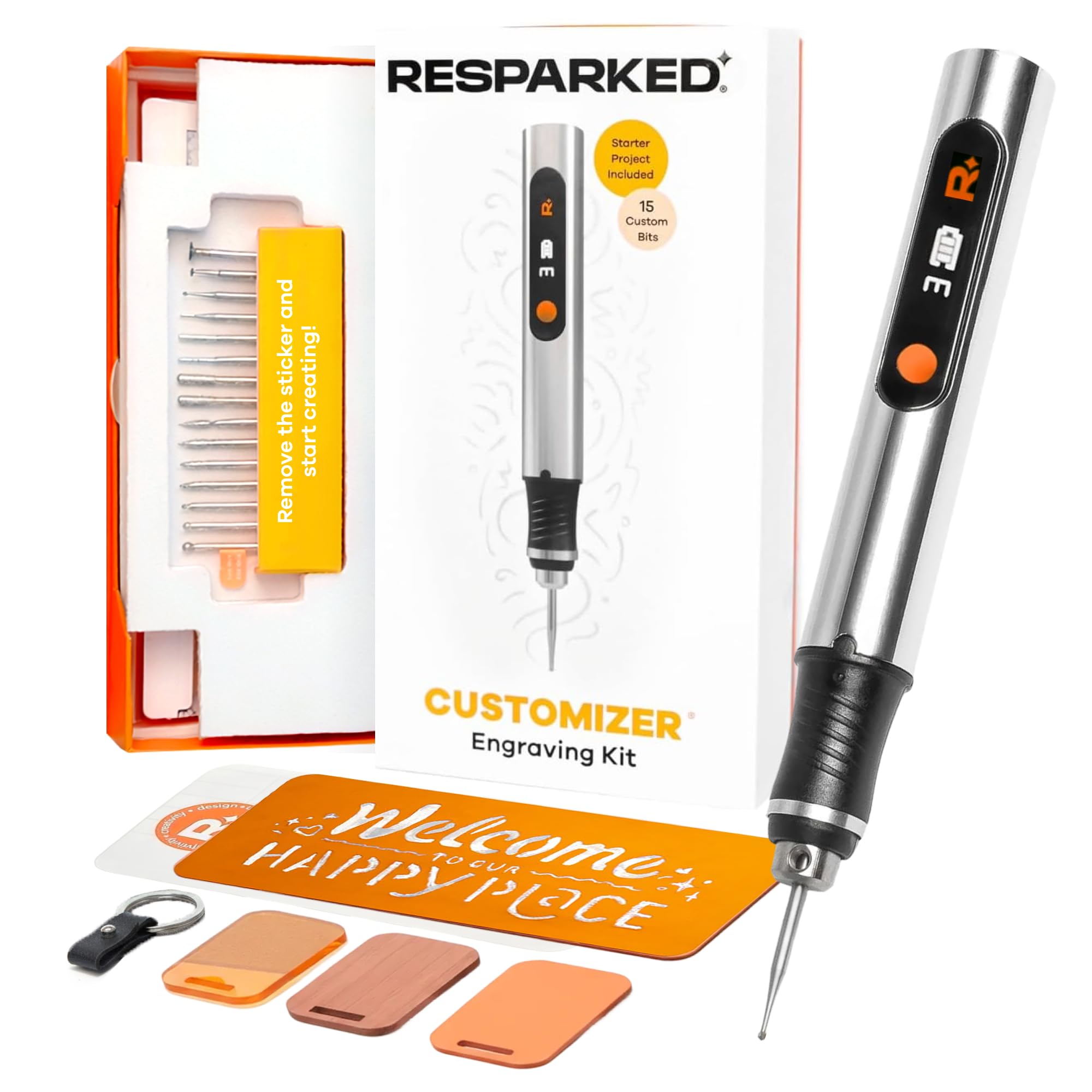 Resparked Customizer™ Special Edition Engraving Kit – DIY Starter Set with Engra