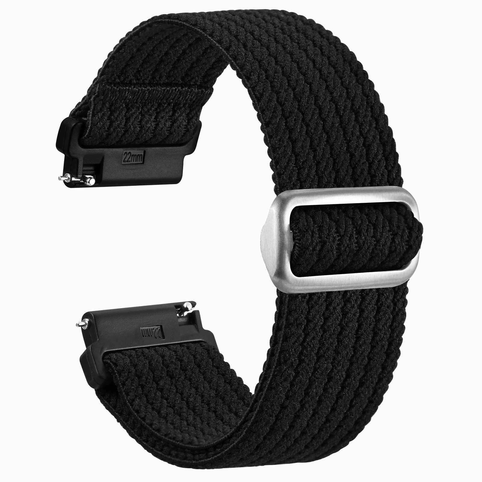 WOCCI Soft Woven Nylon Watch Bands with Sliding Buckle, Suitable for Small and L