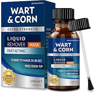 Fast-Acting Wart Corn Remover: Salicylic Acid Treatment for Feet Toe - Maximum Strength Liquid for Plantar Wart Corn Removal Men and Women