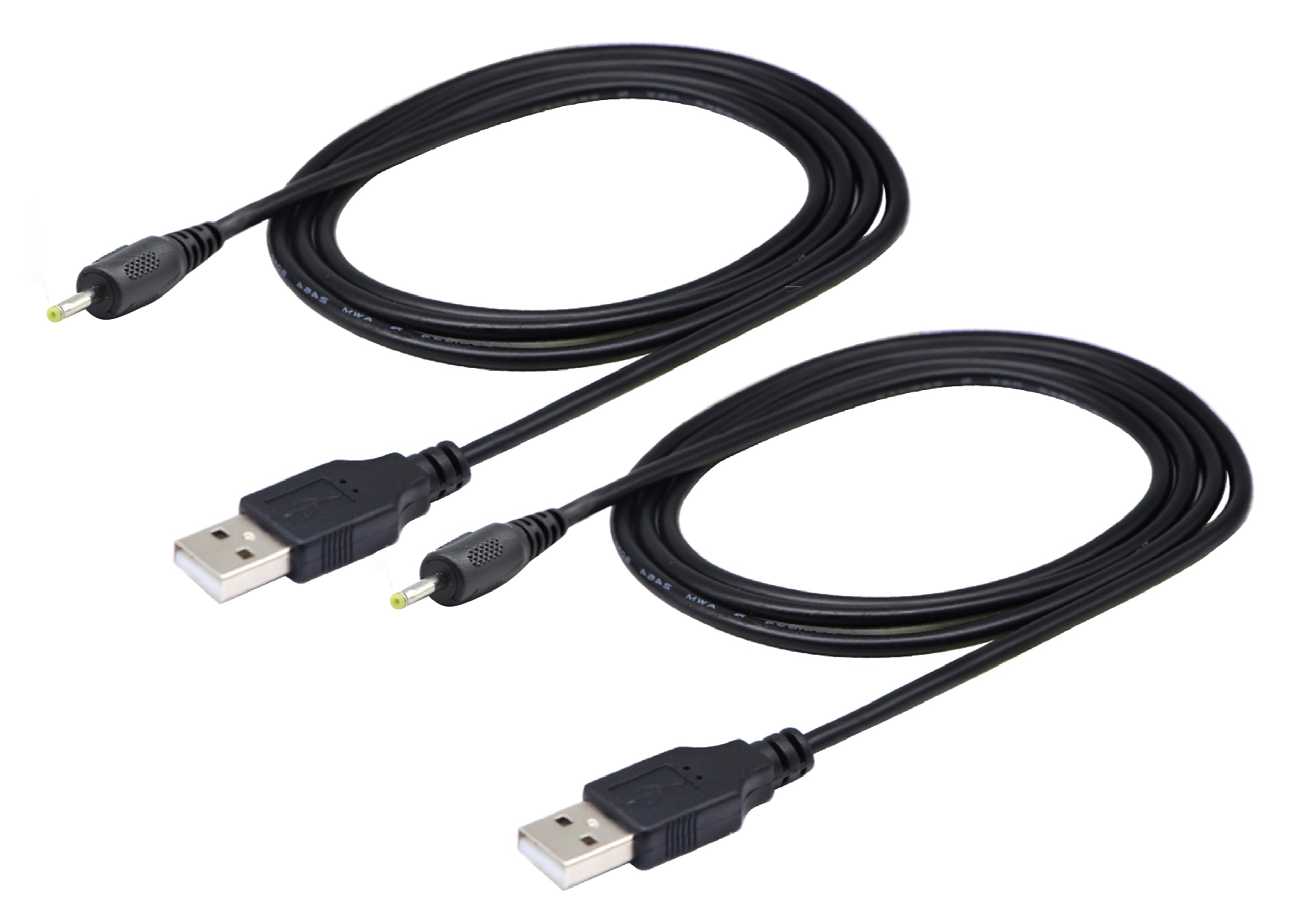 USB 2.0 A Male to DC 2.5x0.7mm Male Adapter Cable 5 Volt DC Barrel Power Jack Ch