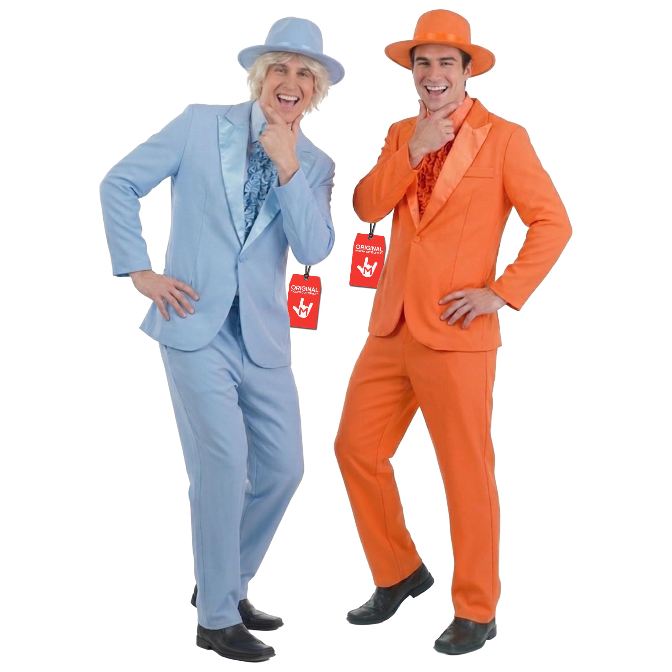Fun Shack, Orange Tuxedo Suit Costume, Halloween Costumes for Men | Jacket with 