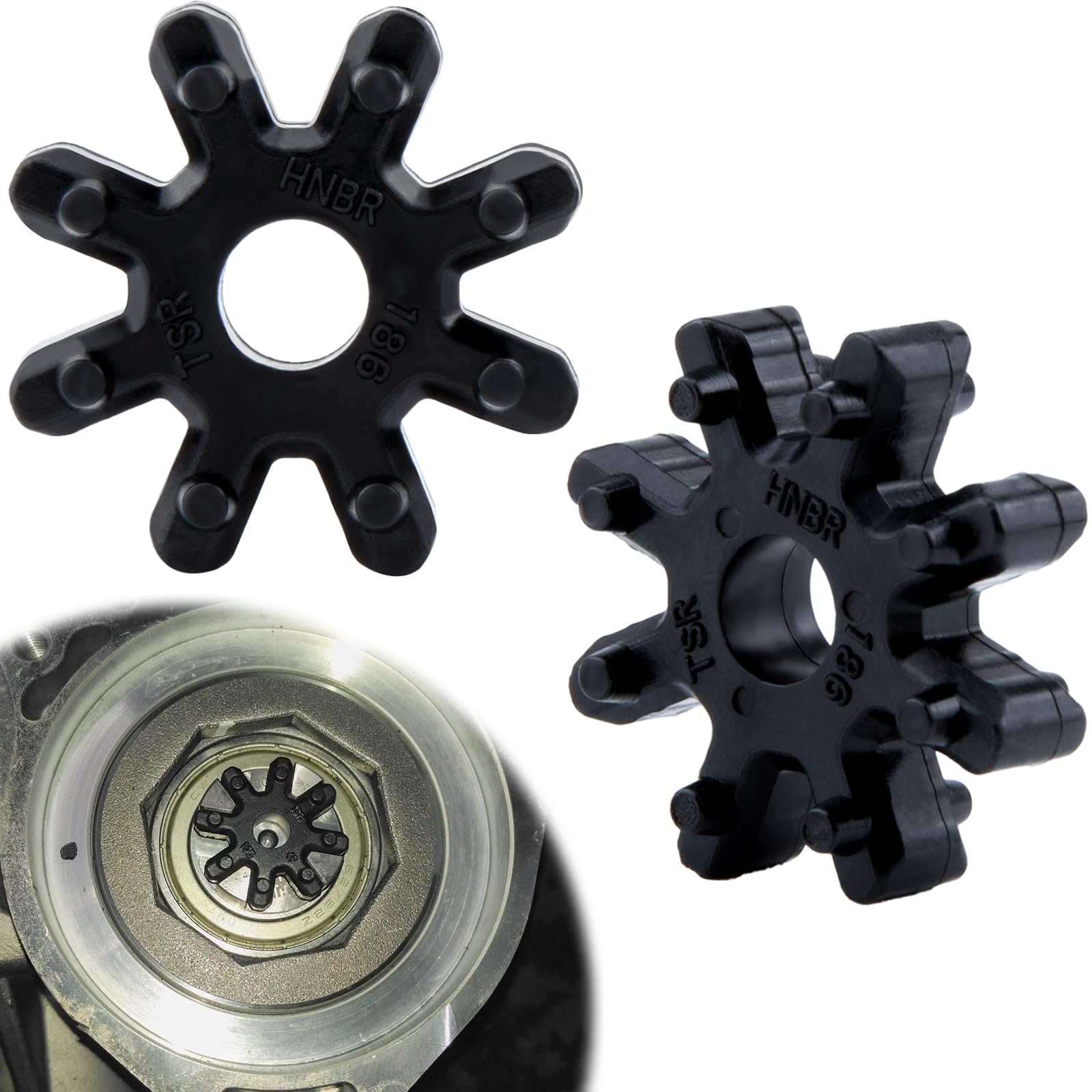ecocstm 2 PCS Flexible Steering Coupler Replacement 56315-2K000FFF | Nylon Pad P