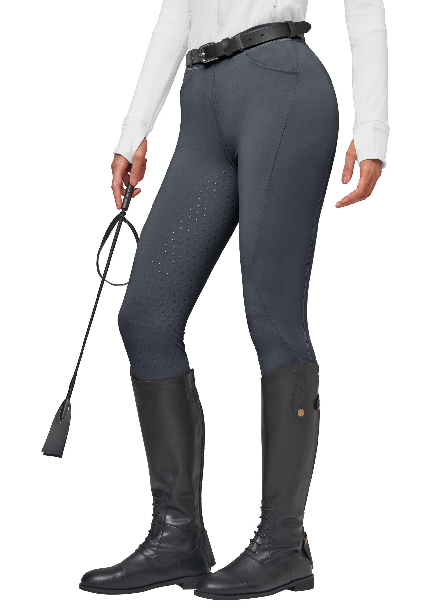 WILLIT Women's Fleece Riding Breeches Winter Horse Riding Pants Tights Equestria