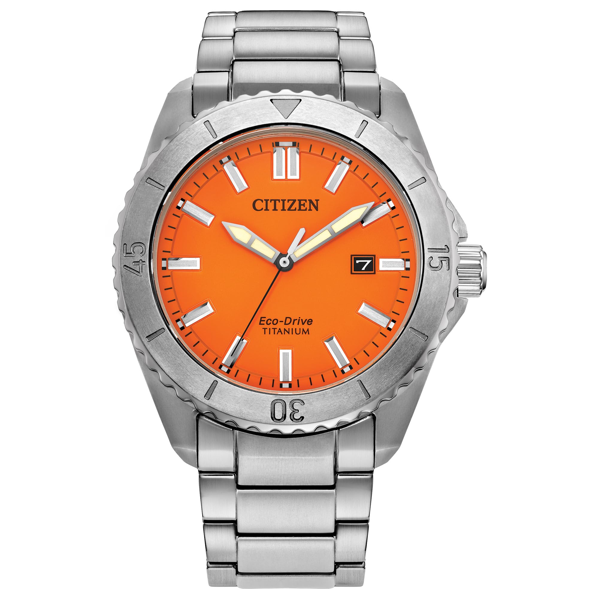 Citizen Brycen Sport Eco-Drive Men's Casual Watch Silverton Super Titan Case 3 H