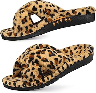 Litfun Women's Orthopedic Arch Support Slippers for Plantar Fasciitis