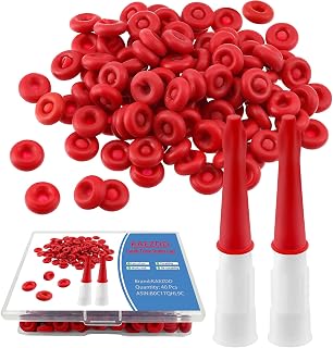 KAEZDD 40 Pcs Caulk Tube Sealer Caps Caulk Saver Finishing Tool Tube Covers | Reusable Tube Caps, Caulk Sealer Saver for Open Caulking Tube Sealing and Preserving, with Storage Box for Easy Storage