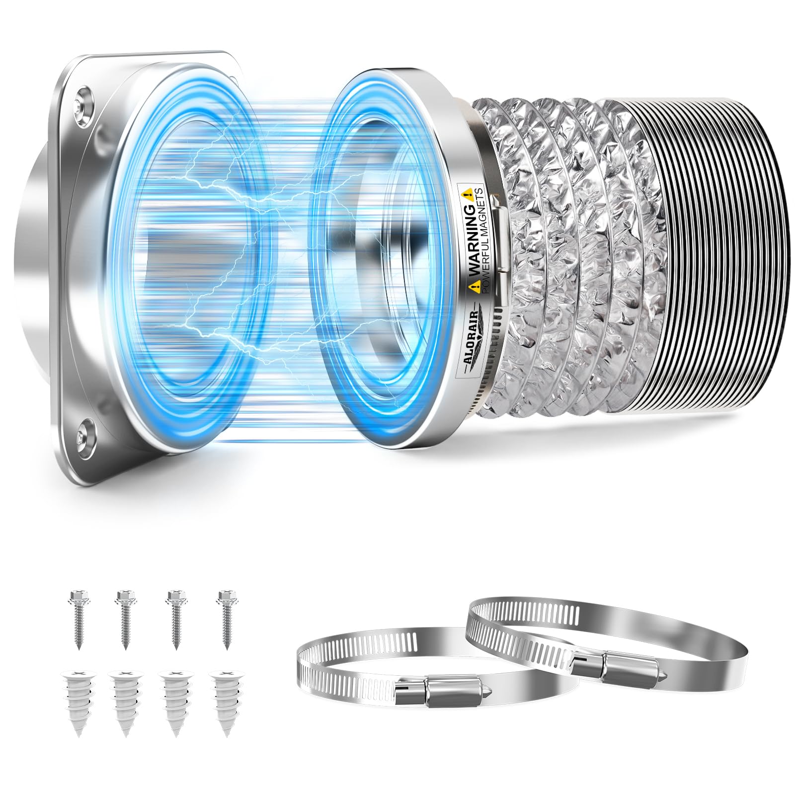 ALORAIR Magnetic Dryer Vent Connector Kit, 4-Inch Quick Connect, DV180 | Airtigh