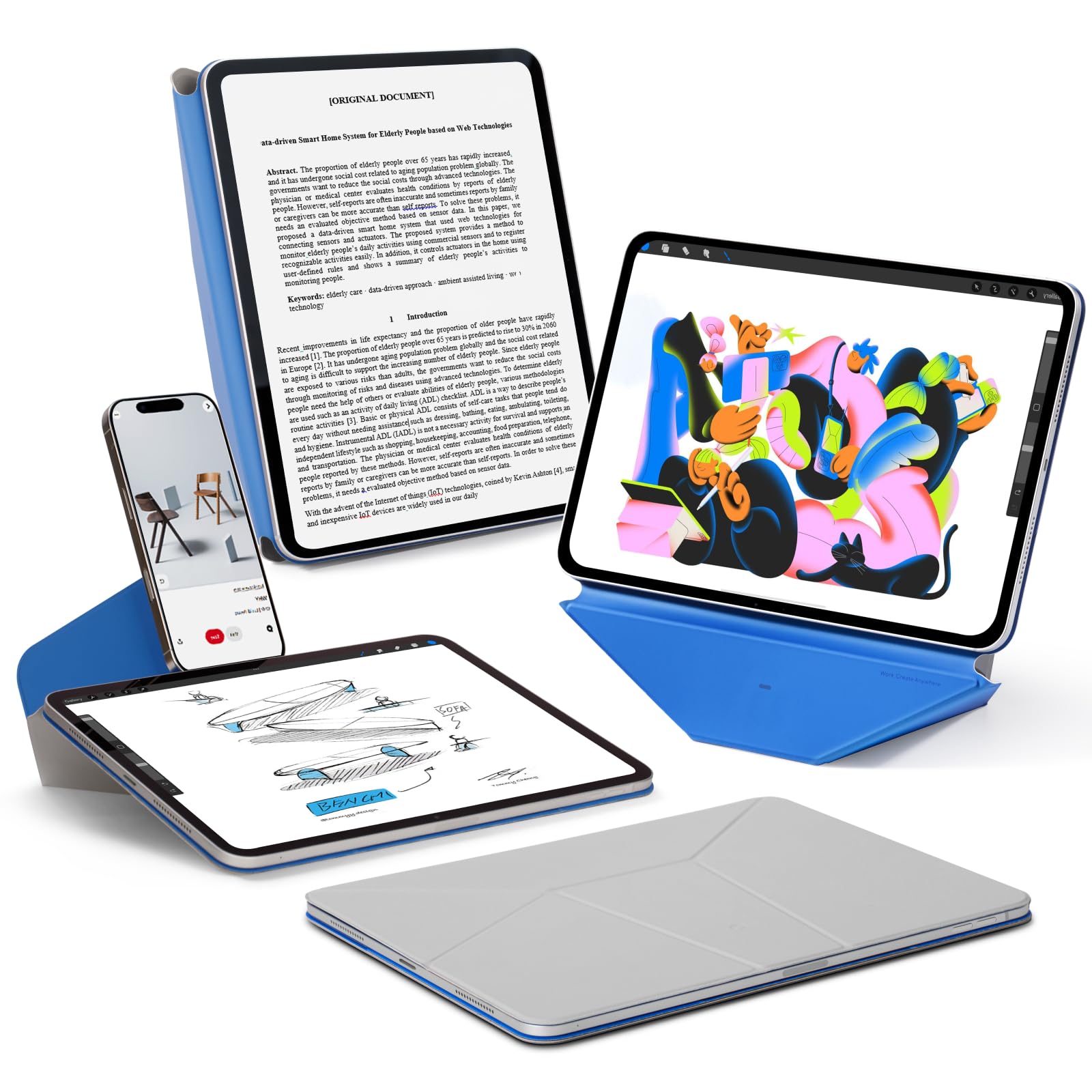 MOFT [Official Direct Store] Dynamic Folio iPad 11th Generation Case (A16, 2025)