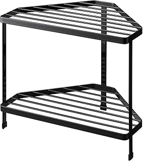 tower Kitchen Corner Rack Tower Black
