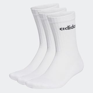 adidas Linear Crew Cushioned Socks 3 Pairs Socks Unisex