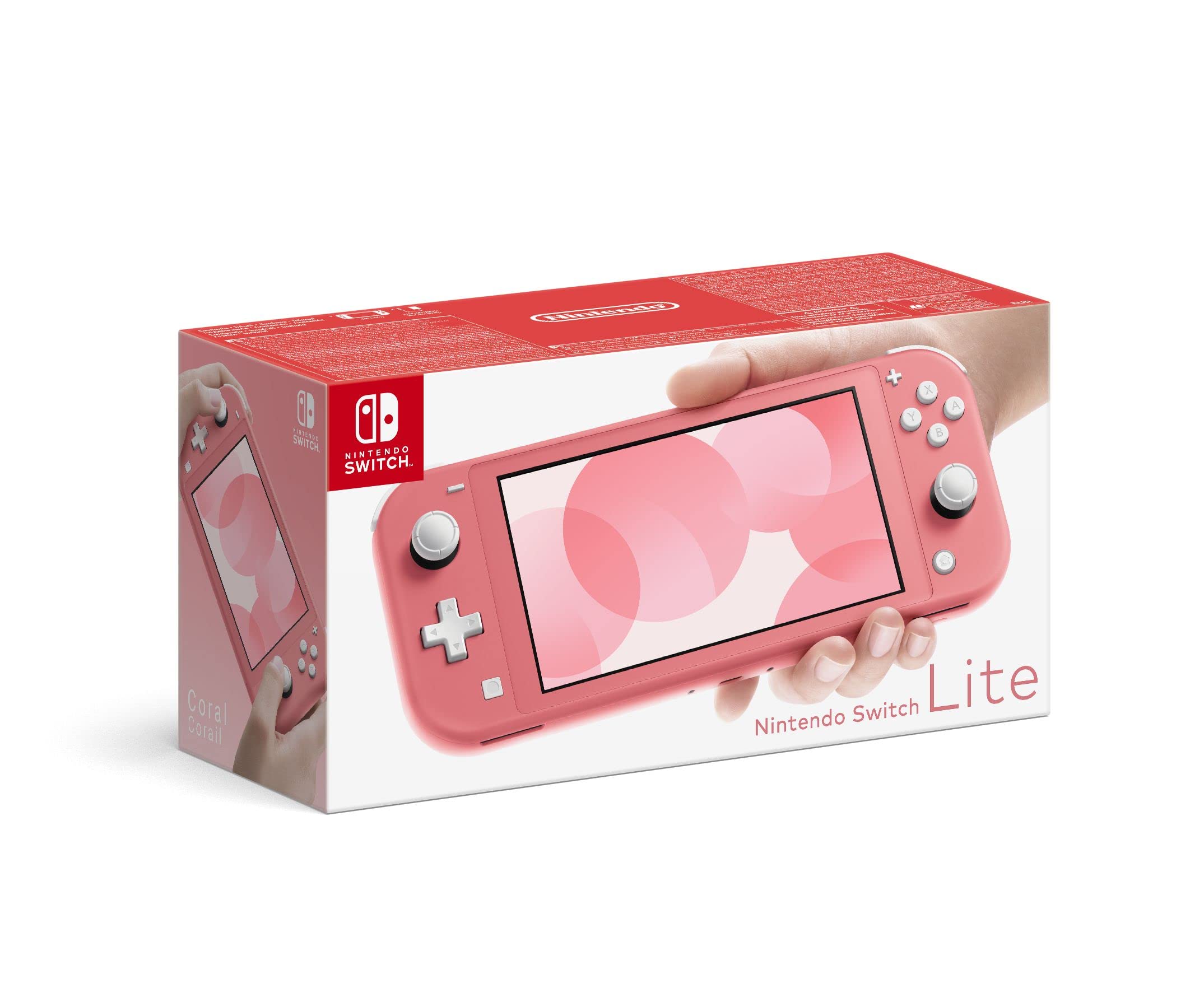 Nintendo Switch Lite - Coral (Renewed)